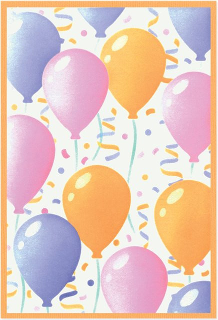 Sizzix Layered Stencils Birthday Balloons 4er Pack A6 Multicolour - Bild 1