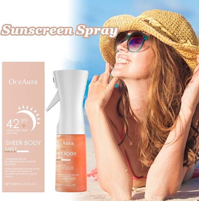 OceAura Sonnenschutzspray für Gesicht und Körper, 200 ml, Unisex - Bild 1