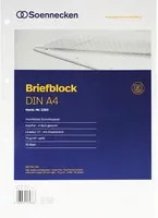 Soennecken Briefblock DIN A4 liniert mit Rand in Weiß - Bild 1