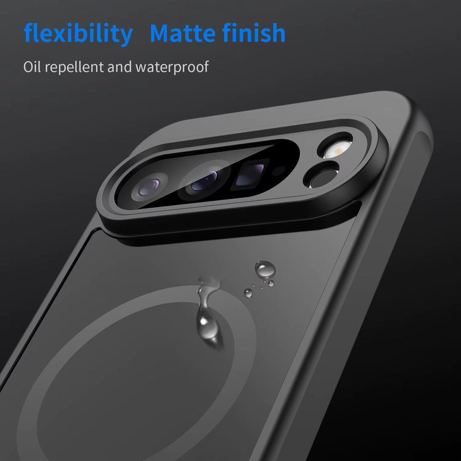 DecoPhone Magnetische Handy-Schutzhülle für Google Pixel 10 Pro, Google Pixel 10 und Pixel 10 Pro XL, stoßfeste Rückseite für Android, Blau und Schwarz - Bild 3