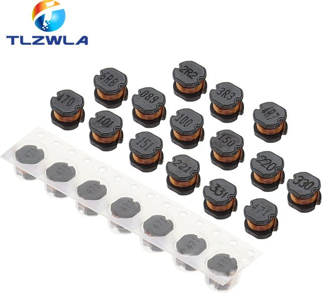 20er Set CD54 Power Inductor SMD Induktivität mit Kupferkern in Schwarz - Bild 1