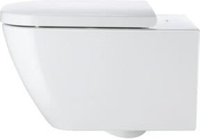 Duravit Wand-WC Happy D.2 Tiefspüler in Weiß, B: 36,5 cm, T: 54 cm - Bild 1