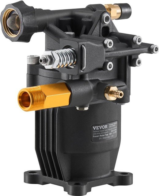 Honda Hochdruckreiniger Pumpe mit 3/4 Welle, Horizontal, 3500 PSI, 2,5 GPM, Schwarz - Bild 1