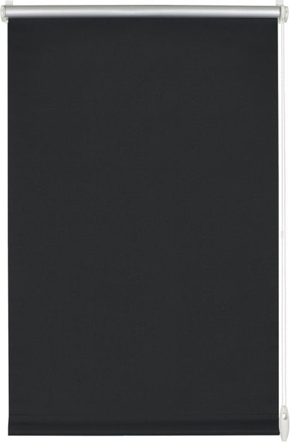 Boviva Thermo Klebe- und Klemmrollo in Verdunklungsqualität, Schwarz, B: 100 cm, H: 150 cm - Bild 1