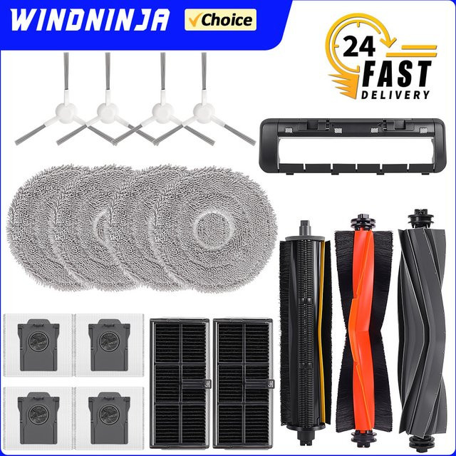 Dreame Zubehör-Set für L10s Ultra Gen 2, L30s Ultra und L10s Pro Ultra Heat mit Hauptbürste, Mopp Pads und HEPA-Filtern in Multicolour - Bild 1