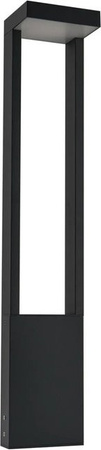 Lindby LED Außenleuchte Lonete Modern Schwarz aus Aluminium