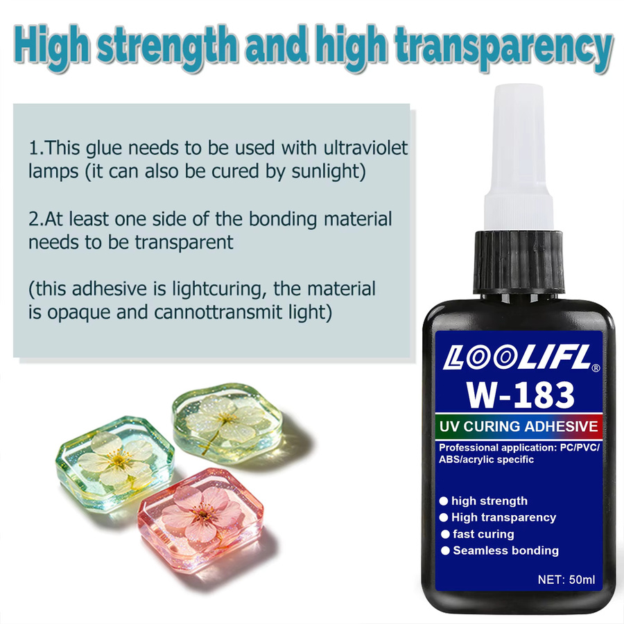 LOOLIFL Kristall-UV-Harzkleber für DIY-Schmuckherstellung, transparent, 50g - Bild 4