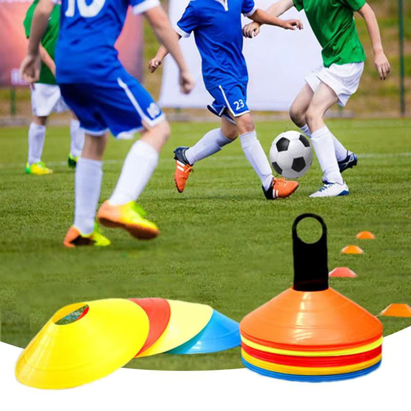 soulbao Fußball Disc Kegel Set, 20-teiliges Set, Agility Training Marker Discs - Bild 2