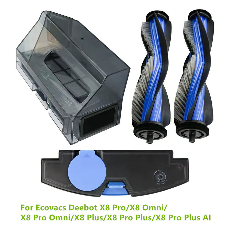 Ecovacs Deebot X8 Serie Ersatzteil-Set mit Staubbehälter, Abwassertank und Hauptbürste für X8 Pro, X8 Omni, X8 Pro Omni, X8 Plus und X8 Pro Plus - Bild 3