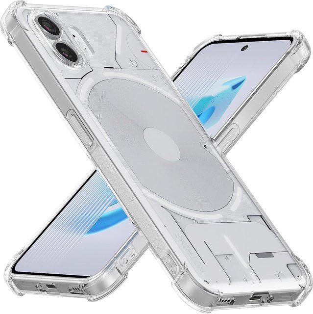 No-Sing Stoßfeste transparente Schutzhülle für Nothing Phone 1 2 2A Plus 3A Pro und CMF Phone 1 2 3 2a 3a Pro - Bild 1