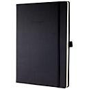 Sigel Conceptum Notizbuch DIN A4 kariert Schwarz Hardcover mit Lesezeichen und elastischem Verschluss - Bild 3
