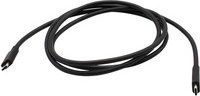 i-tec Thunderbolt 3 USB-C Kabel, 40 Gbps, 100W PD, Schwarz, 1,5 m - Bild 1