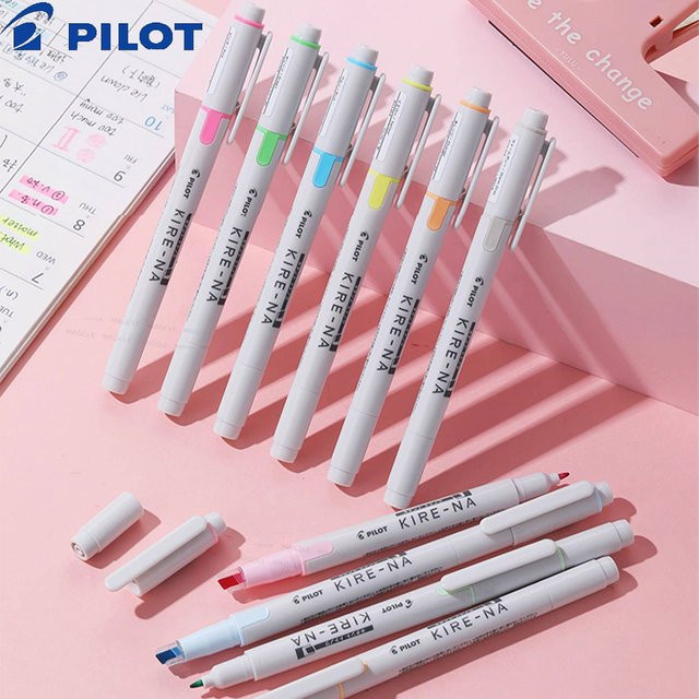 Pilot KIRE-NA Textmarker mit Dual-Track Soft-Tip in Pink - Bild 1