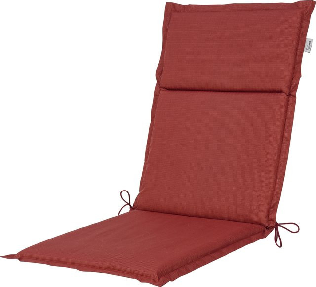 LIVARNO Polsterauflage Houston Niedriglehner in Rot aus Baumwolle und Polyester - Bild 1