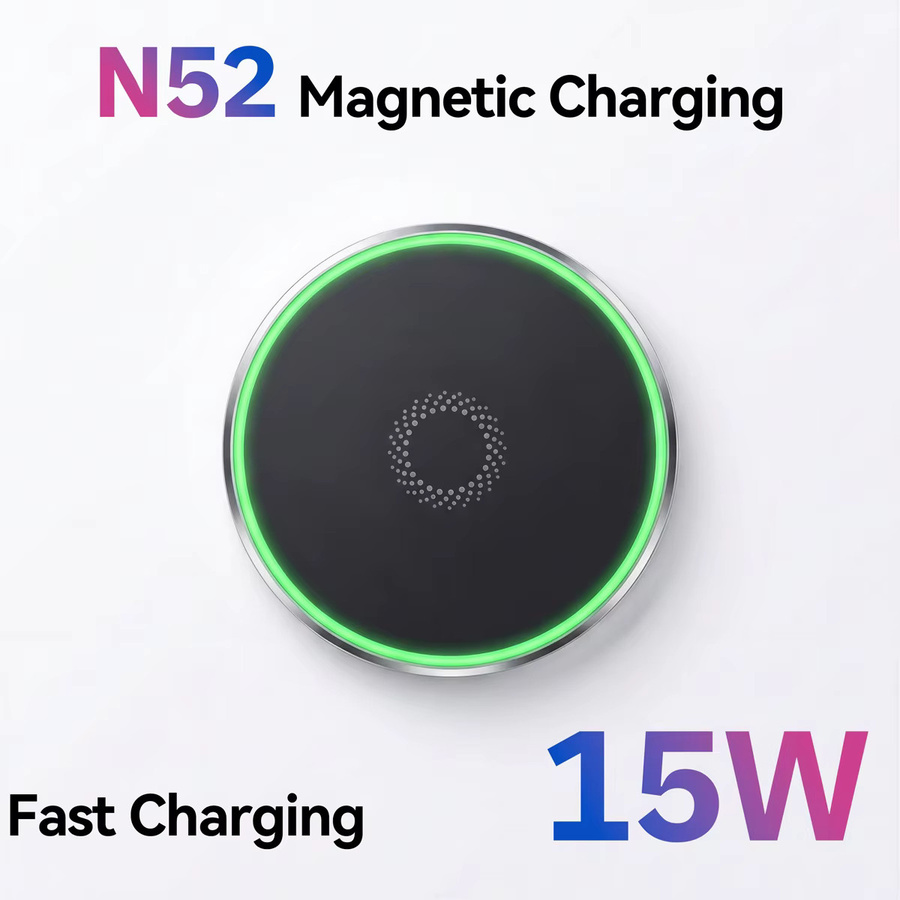DaleiPro Magnetische MagSafe Auto-Handyhalterung mit Wireless-Ladegerät für Porsche Panamera 2017-2023, Schwarz - Bild 2