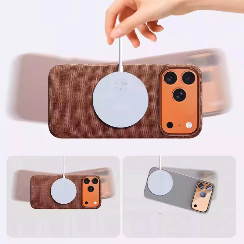 Apple MagSafe Gewebte Stoffhülle für iPhone 17 Pro Max in Blau mit Animations-Technologie - Bild 4