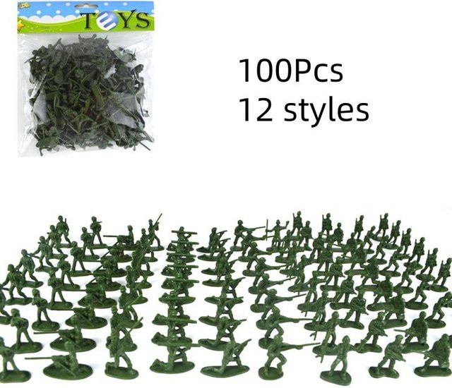 Fashnics Militär-Spielset, Actionfigur, 100-teiliges Set, grün, ab 14 Jahre - Bild 1