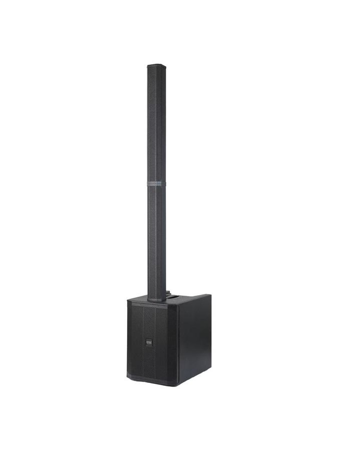 ZUIDID Aktives Professionelles Säulenlautsprecher-System B6 mit 15 Zoll Subwoofer und Mixer, 1400W RMS, Schwarz - Bild 2