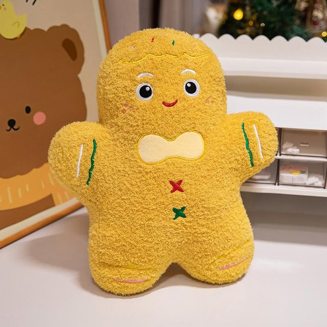 Yiran toy Lebkuchenmann Plüschpuppe, Plüschtiere, Rot, Gelb - Bild 1