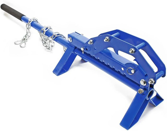 Xpotool 5-in-1 Holzheber Stammheber und Stammwender aus Stahl in Blau, Durchmesser: 50 cm - Bild 1