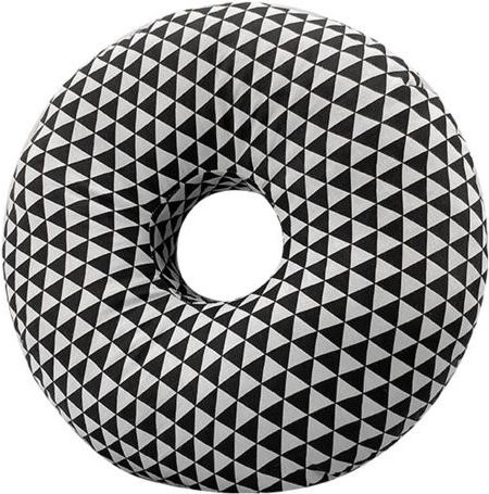 HomeSweet Piercing-Kissen zur Schmerzlinderung mit Ohrloch für seitliches Schlafen, Durchmesser: 30 cm - Bild 1