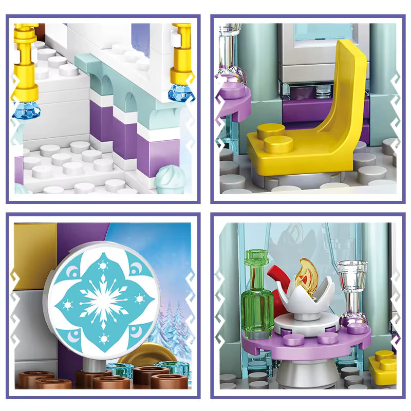yaafun Friends Prinzessinnen-Eisschloss, Baukasten, 742 Teile - Bild 3