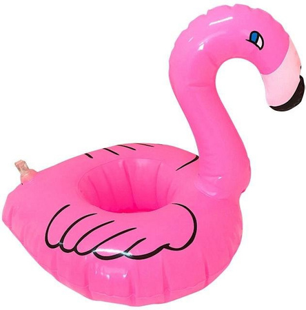 MOWIN Mini aufblasbarer Flamingo Donut Pool Schwimmring, Rosa / Pink