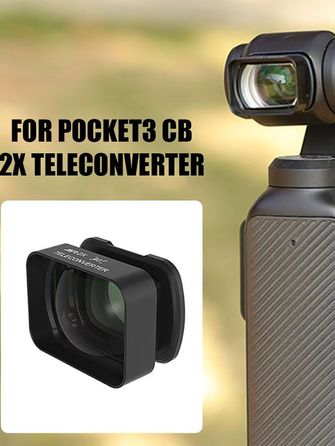 DJI Osmo Pocket 3 Magnetisches Makro-Zoom Mikroskop Objektiv und Telekonverter in Schwarz für professionelle Fotografie - Bild 7