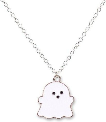 YIRAN Jewelry Halskette, Geister-Anhänger, Schwarz-Weiß, Unisex - Bild 1