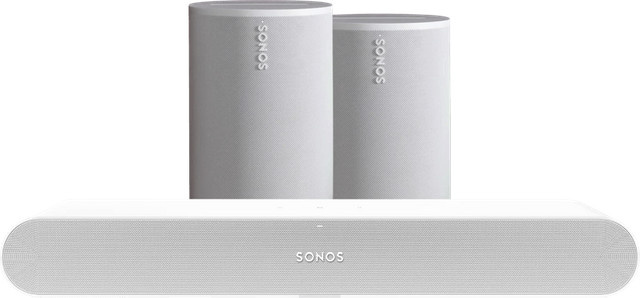 Sonos Soundbar Set: Sonos Ray und 2x Era 100 in Weiß - Bild 1