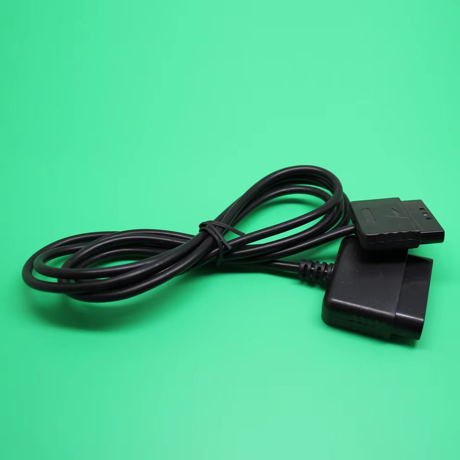 ChengHaoRan Controller Verlängerungskabel in Schwarz für PS1 und PS2 Konsolen, kompatibel mit Dance Pad, Lenkrad und Pistole - Bild 2