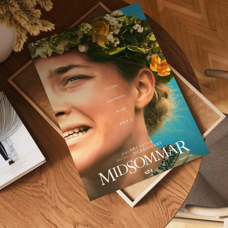 M-Midsommar-r Movies selbstklebendes Wandkunst-Poster aus Leinwand in Mehrfarbig für deine Heimdekoration - Bild 5