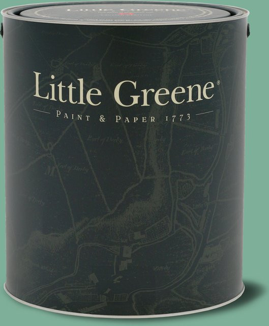 Little Greene Absolute Matt Emulsion Archive Colour Turquoise Blue 93, 2,5 l - Bild 1