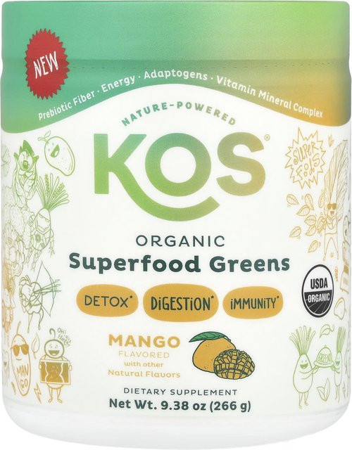 KOS Bio-Superfood-Grün Mango 266 g - Bild 1