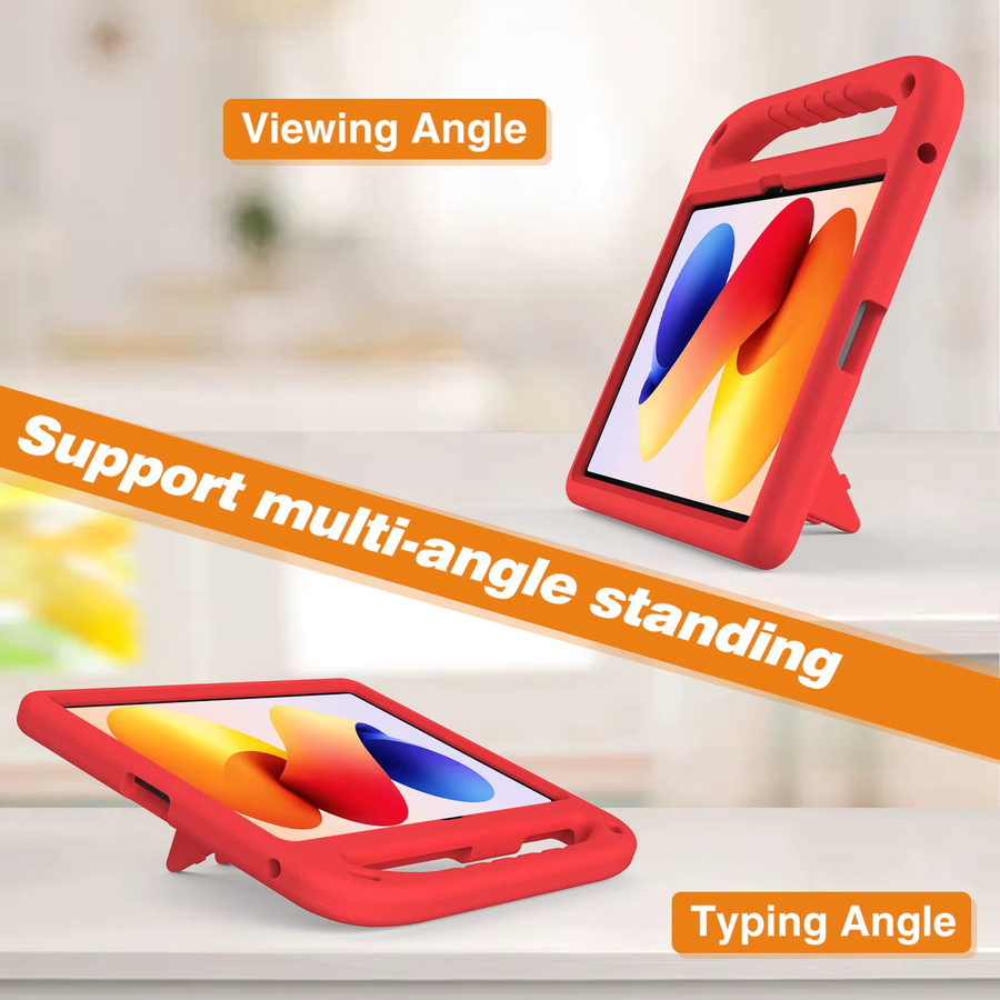 Kickstand EVA Schutzhülle für Xiaomi Poco Pad und Redmi Pad Modelle in Rot - Bild 2