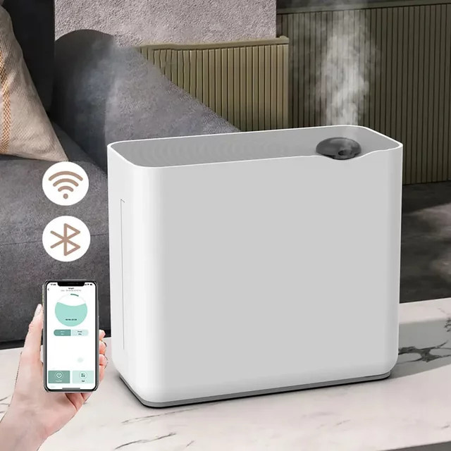 PDQ Elektrischer Hotel Diffusor für ätherische Öle mit Wifi und Bluetooth in Weiß - Bild 1