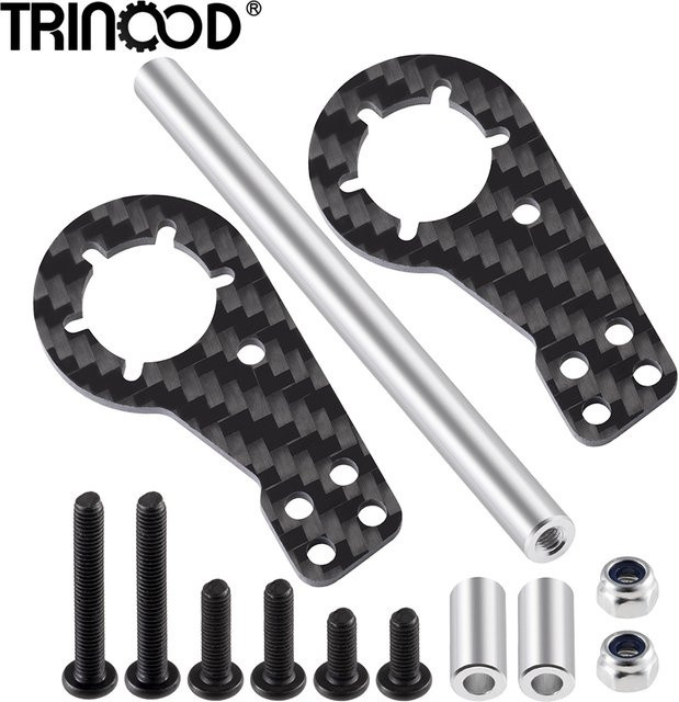 TRINOOD Aufhängungshalterung für die Hinterachse, 1:12, Metall, Schwarz, Zubehör - Bild 1