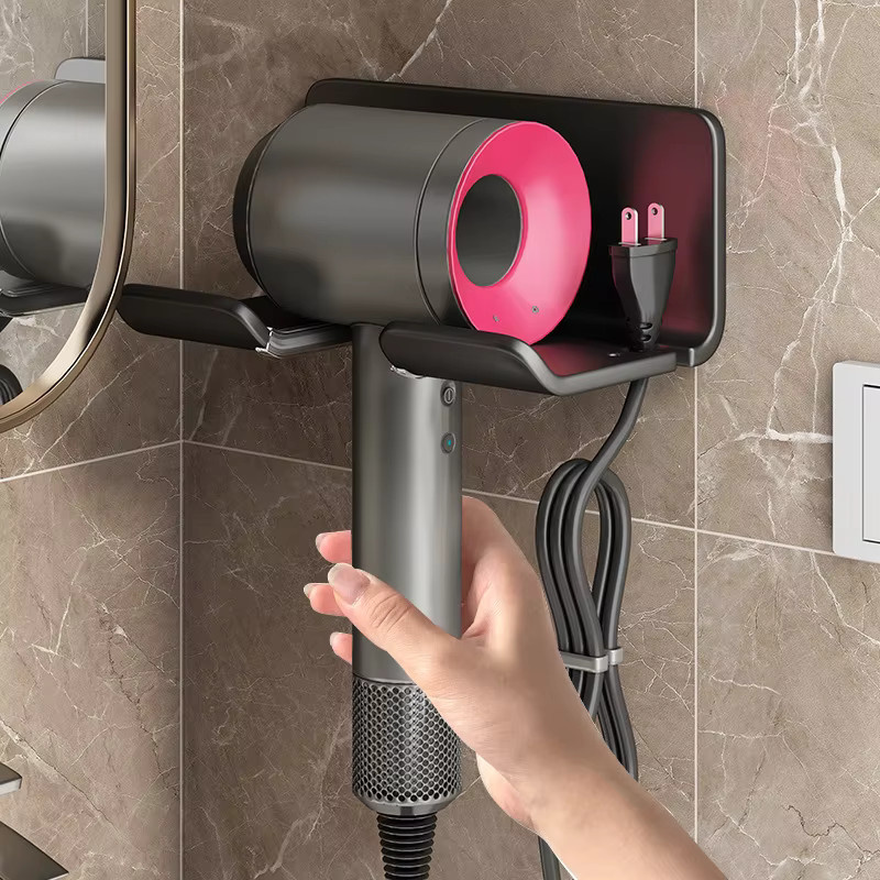 Bosch Haartrockner-Halter und Haarglätter-Ständer für die Wandmontage, weiß, selbstklebend - Bild 2
