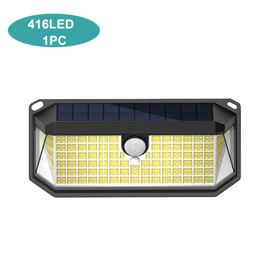 LED Solar-Bewegungsmelderleuchte für den Außenbereich, IP65 wasserdichte Sicherheits-Wandleuchte mit Dämmerungssensor und Flutlicht-Funktion, Schwarz - Bild 7
