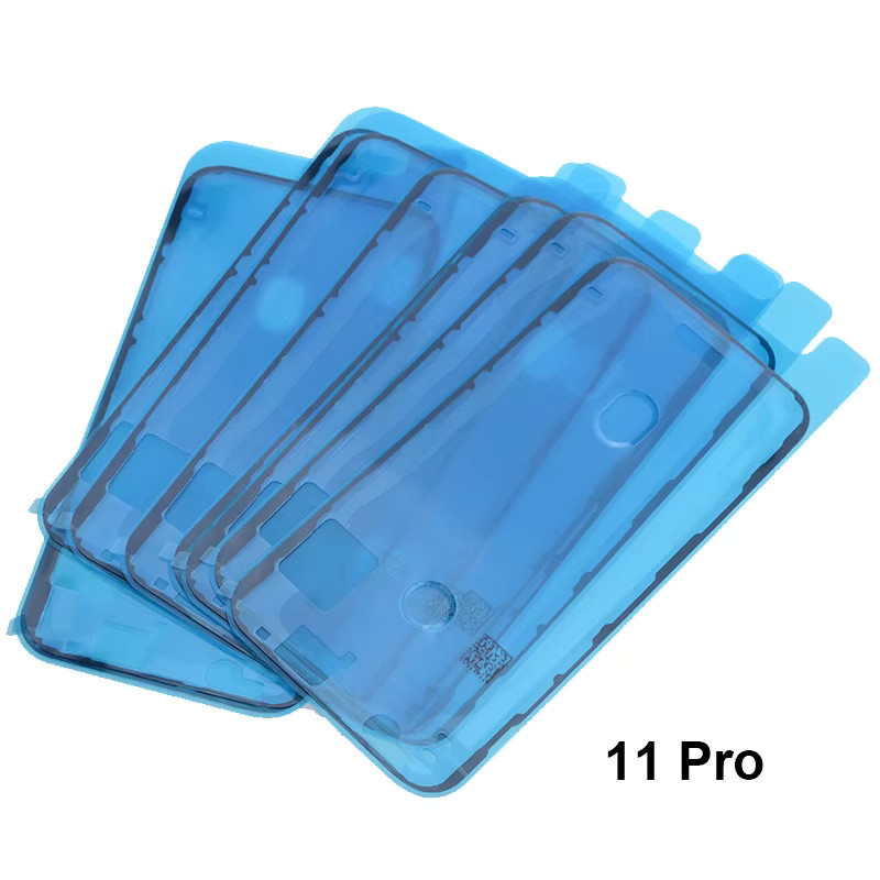 10 Stück wasserdichte LCD-Bildschirm Rahmen Klebeband Sets für iPhone 15 14 13 12 11 Pro Max XR XS vor geschnittene Aufkleber - Bild 4
