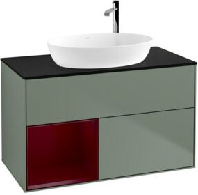 V&B Waschtischunterschrank Finion 100 Wandbeleuchtung in lackierter Ausführung B/T/H: 100 x 50,1 x 50,1 cm - Bild 1