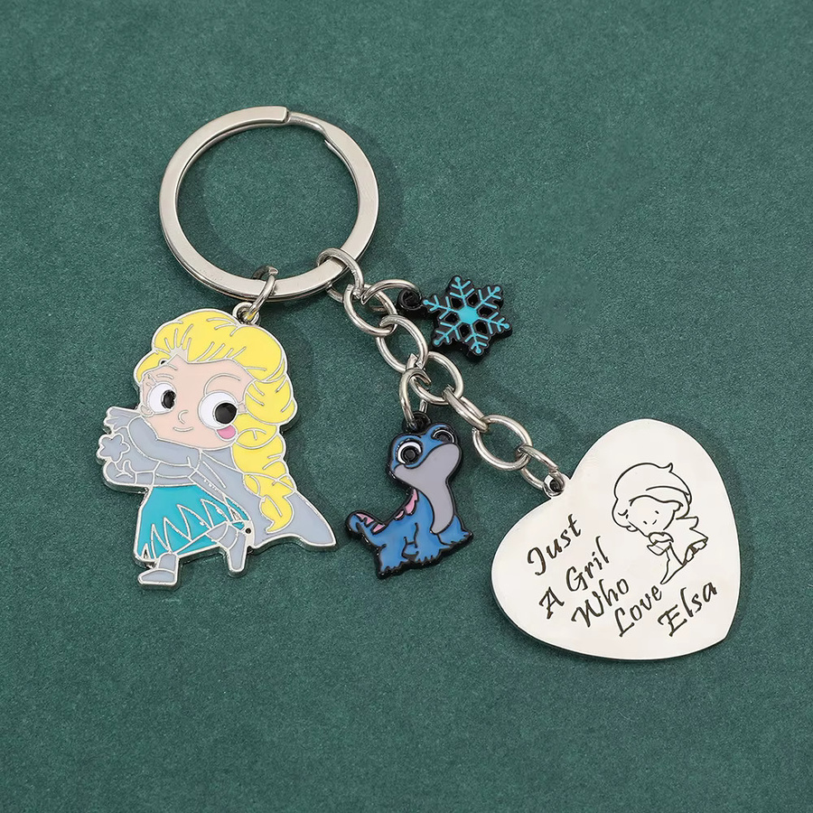Bandai Schlüsselanhänger Elsa Prinzessin, Herzförmig, Kinder - Bild 3