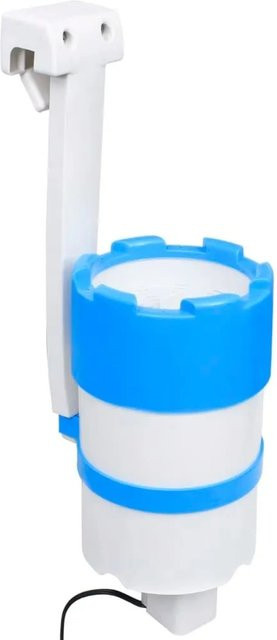 vidaXL Pool Einhängeskimmer und Pumpe mit Adapter aus Kunststoff in Weiß und Blau - Bild 1