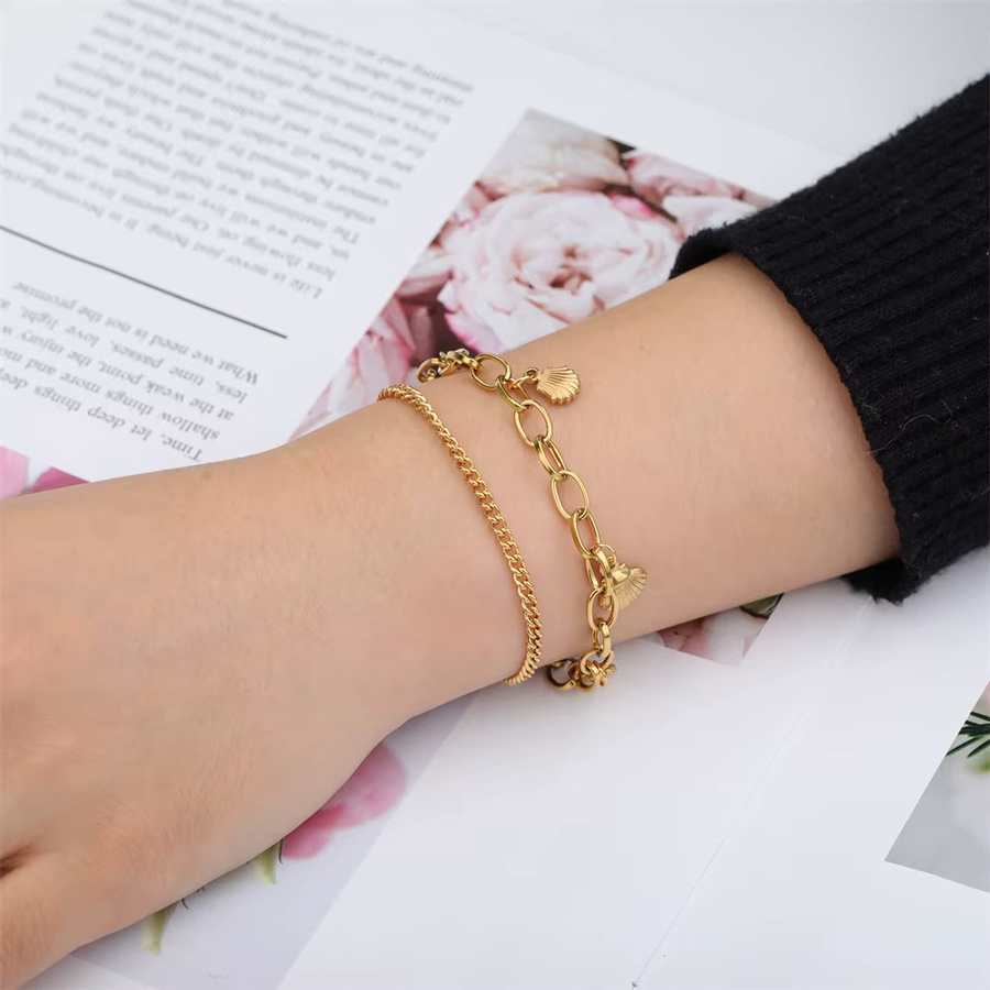 My Shape Trend Armband, Muschel Seestern, Edelstahl, Damen - Bild 2