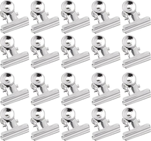 Multi-Pack wiederverwendbare Lebensmittelbeutel-Dichtungsklammern aus Edelstahl in Silber - Bild 1