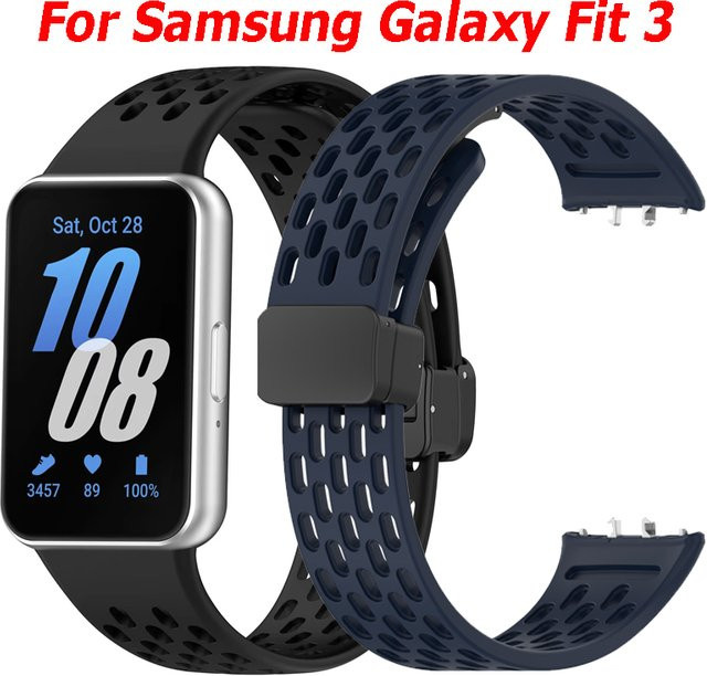 Uhrenarmband Silikon, Magnetisch, Samsung Galaxy Fit 3, Unisex - Bild 1