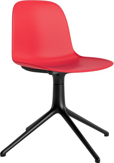 Normann Copenhagen Form Drehstuhl in Rot aus Aluminium - Bild 1