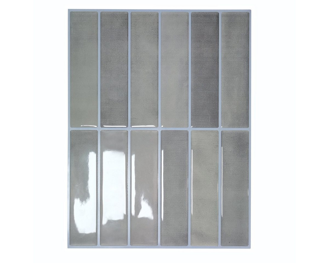Minicloss Küchenrückwand Fliesenaufkleber Metro Wandfliesen selbstklebend, B: 23 cm, H: 29 cm - Bild 1