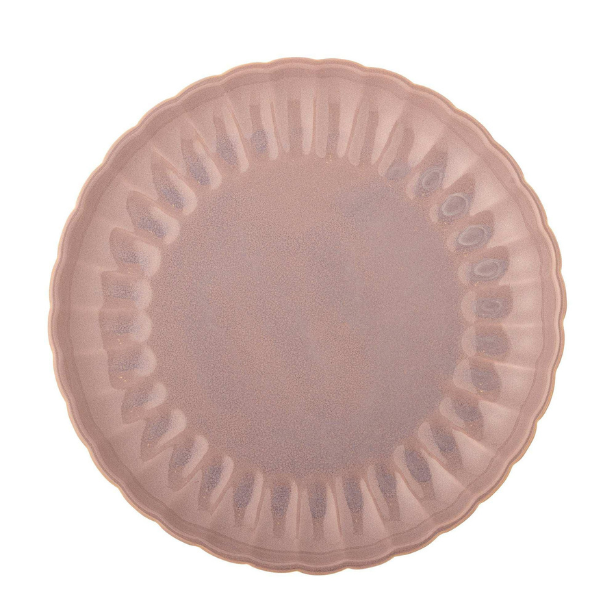 Bloomingville Teller aus Steingut in Rose Latina Durchmesser: 27 cm - Bild 1
