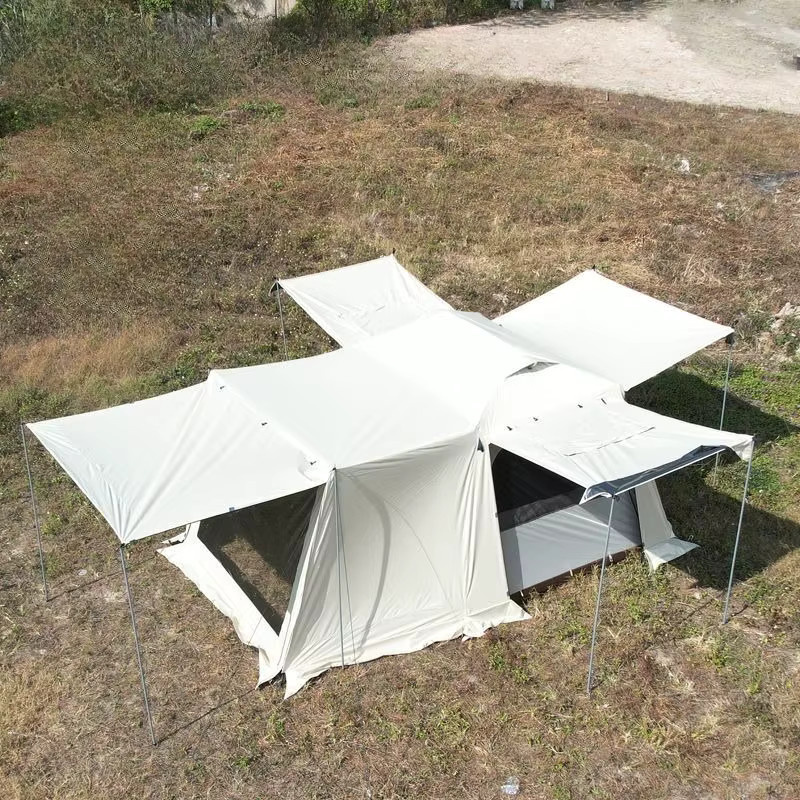 MDNG Automatisches Faltpavillon-Zelt aus Polyester in Grün, wetterfestes Campingzelt für Outdoor-Aktivitäten - Bild 3